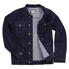 Mens Stretch Fit Blue Jean Denim Jacket