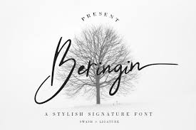 Version 1.000 2016 initial release. Beringin Stylish Signature Font 361610 Script Font Bundles Signature Fonts New Fonts Script Fonts