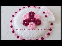 Ponponlu Kese Lif Yapimi Yagmur Damlasi Orgulerim Youtube Crochet Hats Crochet Diy