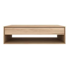 See more ideas about coffee table, table, wood furniture. Lark Natural Oak Cut Out 1 Drawer Coffee Table