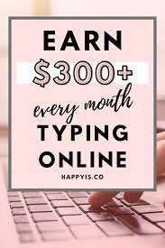 Earn 300 Every Month Typing Online Part Time Transcription Jobs For Beginners Transcription Jobs From Home Work From Home Tips