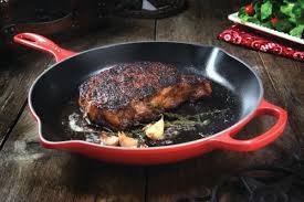 Let the steak warm to room temperature for about an hour, then remove excess moisture by patting the meat lightly with a paper. Pan Seared Ribeye Steak Recipe