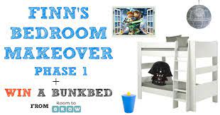 Enter and you could win 1 of 2 bedroom makeovers, valued at $2500 each. Finn S Bedroom Makeover Phase 1 Win A Room To Grow Bunkbed The German Wife