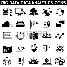 Big Data Icon Set Data Analytic Icon Set Information Technology Data Icon Technology Icon Big Data