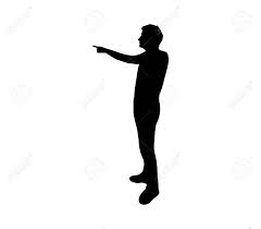 Silhouette Man Pointing On White Background Vector Illustration Royalty Free Cliparts Vectors And Stock Illustration Image 89827892 Business man shadow pointing a direction. silhouette man pointing on white background vector illustration