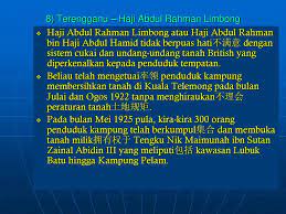 Haji abdul rahman limbong was known as someone who has stable economic. Perjuangan Pemimpin Tempatan Menentang British Ppt Download