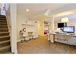 Finished Basement Office House Design Home Finishing Basement