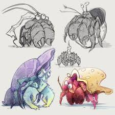 Pin By Joey On Design Crab Cartoon Crab Illustration Cartoon Drawings Sketches
