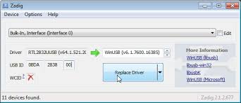 Free alternatives to rtl2832u driver. Windows
