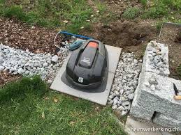 Eigenbau Garage Fur Den Husqvarna Automower Rasenmahroboter Heimwerkerking Rasenmaher Roboter Garage Rasenroboter Garage Roboter