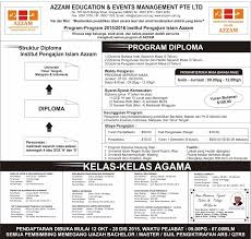 Ppi menawarkan sistem pengajian yang menekankan aspek aplikasi dan kefahaman berdasarkan keadaan dan kehidupan. Program Program 2015 2016 Institut Pengajian Islam Azzam Event Islamicevents Sg