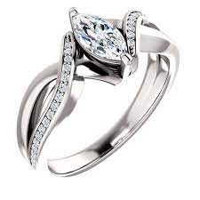 Why Purchase Cheap Costume Jewelry Marquise Diamond Engagement Ring 14k Engagement Ring Brilliant Diamond Ring