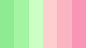 Colors that goes with green shades. Light Green Light Pink Color Scheme Green Schemecolor Com