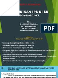Unduh/download bentuk word, bentuk pdf. Pendidikan Ips Di Sd Ut Modul 8
