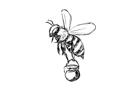 Honey Bee Carrying Pail Of Honey Bee Tattoo Honey Bee Tattoo Bumble Bee Tattoo