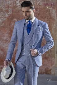 Un abito elegante può essere sia chiaro che scuro, può avere le tonalità del beige o anche del grigio perla. Abito Da Sposo Moda Fashion Blu Chiaro In Tessuto Pied De Poule Completo Ongala 2188 Stile Uomo Hipster Abiti Uomo Completo Da Uomo