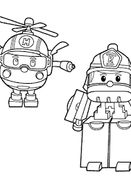 Robocar Poli Helly Coloring Pages Helly And Roy For Kids Printable Free Coloring Pages Free Printables Printables Kids