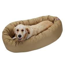 To make a big dog bed. Majestic Pet Khaki Bagel Dog Bed 40 L X 29 W Petco
