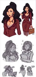 Modern Office Au Ceo Asami Her Personal Assistant Korra Avatar The Last Airbender The Legend Of Korra Korra Avatar Legend Of Korra Korra