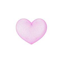 Pink Grid Heart Overlays Picsart Png Icons Aesthetic Stickers
