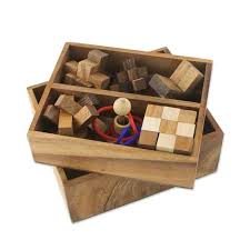 Falling star 9 piece wooden puzzle solution. Wood Puzzle Game