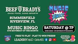 Music BINGO 4th SATURDAY
