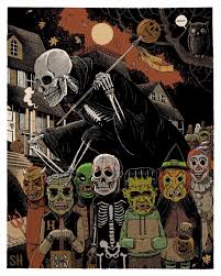 Big Night 2 Or We Ll Come To You The Giclee Included At The All Hallows Level Subscription For Orderofthethinnedve Halloween Artwork Halloween Art Art