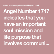 Angel Number 1717 Indicates That You Have An Important Soul Mission And Life Purpose That Involves Communicating Teaching Healing Seele Heilen Affirmationen