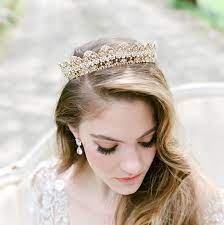 tiara bridal tiara crystal tiara rowan swarovski bridal gold etsy crystal crown wedding bridal tiara crystal bridal tiaras