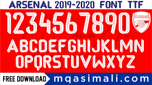 Download the hack and disable. Arsenal 2019 20 Football Team Font Free Download By M Qasim Ali M Qasim Ali Sports Templates For Photoshop