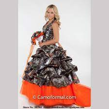 Orange Camo Wedding Dresses 2015 Halter Camouflage Bridal Gown 2015 Modest Robe De Maria Camo Wedding Dresses Orange Bridesmaid Dresses Camo Bridesmaid Dresses