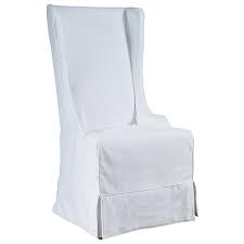 Cossey solid wood arm chair (set of 2) $188 ($94 per item) $472.74. Atlantic Beach Dining Chair Sun Bleached White Linen Slipcover Dcg Stores