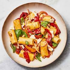 Jammy Pepper Pasta Salad Recipe Summer Pasta Stuffed Peppers Pasta Salad