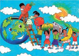 A lovely poster on importance of nutrition and balanced meal in ...