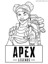 The picture is posted to monster high group. Apex Legends Coloring Pages Print And Color Com Coloring Pages Character Sketch Legend Drawing