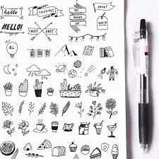 Aesthetic Black And White Bullet Journal Such Cute Doodle Inspiration By Sadgirlstudying Notebooktherapy Bullet Journal Doodles Journal Doodles Bullet Journal