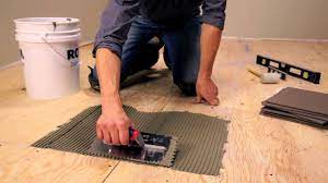 Tips for laying tile on plywood suloor. Rona How To Lay Floor Tiles Youtube