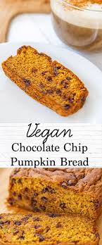 Preheat the oven to 355°f (180°c ). Vegan Pumpkin Chocolate Chip Bread Veganosity