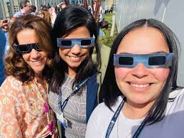 Our staff stepped out to solar-brate the the eclipse this week! Did you  catch it? 🕶️