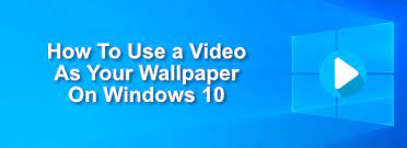 Windows 10 red in 4k. How To Use A Video As Your Wallpaper On Windows 10