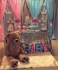 Teddy Bear Gender Reveal Party Ideas Photo 2 Of 14 Baby Shower Gender Reveal Gender Reveal Decorations Gender Reveal Party