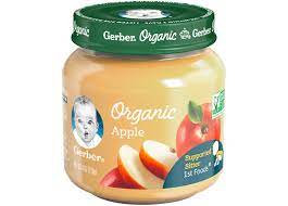 Organic 1st Foods Apple Puree Baby Food Gerber