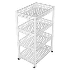 Check spelling or type a new query. Buy Dfute 4 Tire Rolling Storage Cart Organizer Tower Utility Cart For Kicthen Liveingroom Bathroom Shelf Rack Storage White Online In Turkey B08d661lxx