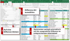 Synkronizer Excel Compare Excel Dateien Zusammenfuhren