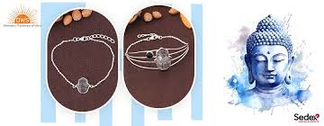 Buddha Stones Pflaumenblütenholz Inner Peace Armband