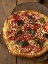 Pizza With Fresh Tomatoes And Basil Recipe Food Network Recipes Recipes Cooking