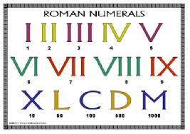 800 900 B C Roman Numerals The Roman Numerals Sutori