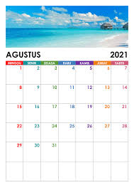 Lingkaran kelahiran (4 minggu masa adven dan 2 minggu masa natal) lingkaran kebangkitan (6 minggu masa prapaskah dan 7 minggu masa paskah) serta 32 atau 33 hari minggu yang merupakan. Kalender Agustus 2021 Kalender365 Su