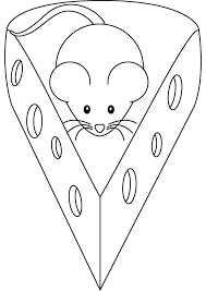 Mouse And Cheese Coloring Book Coloring Pages Animal Coloring Pages Printable Coloring Pages