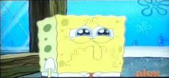Spongebob Crying Spongebob Scary Novelty